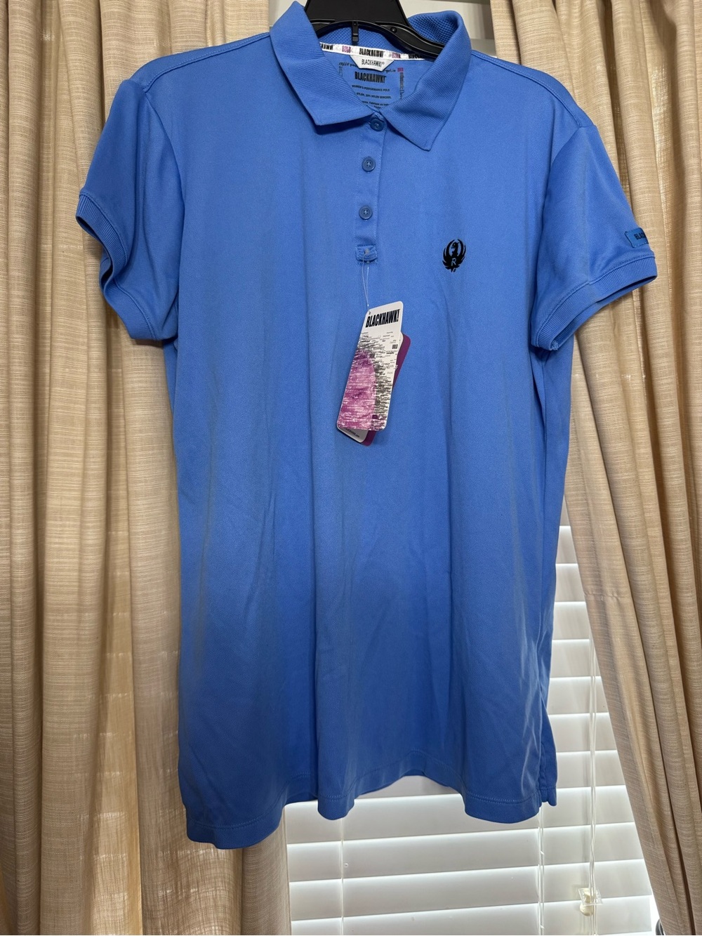 Womens’s Classic Short Sleeve Polo in Light Blue by Blackhawk!